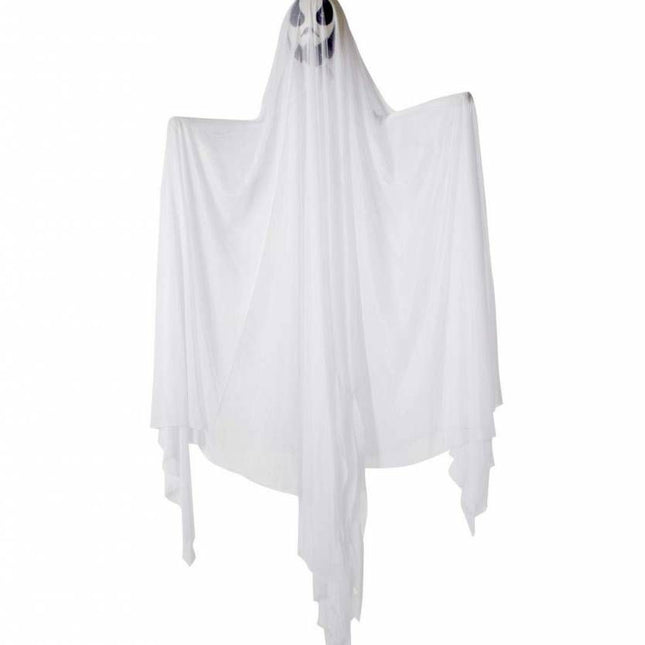 Halloweenartikelen geest met meerkleurig licht 170cm