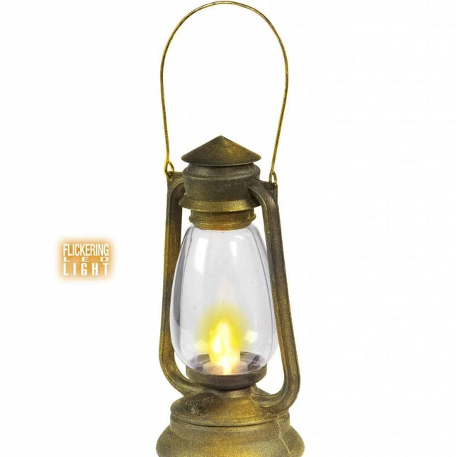 Halloweenartikelen lantaarn met flikkerend licht