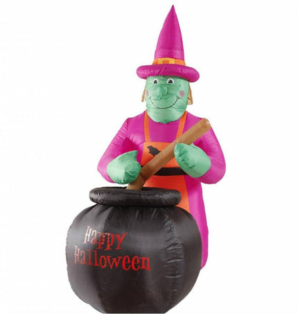 Halloweenartikelen opblaasbare heks