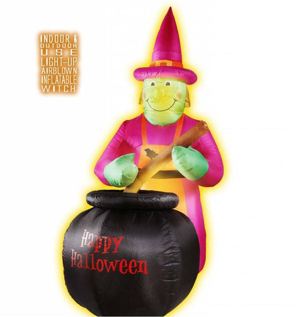 Halloweenartikelen opblaasbare heks