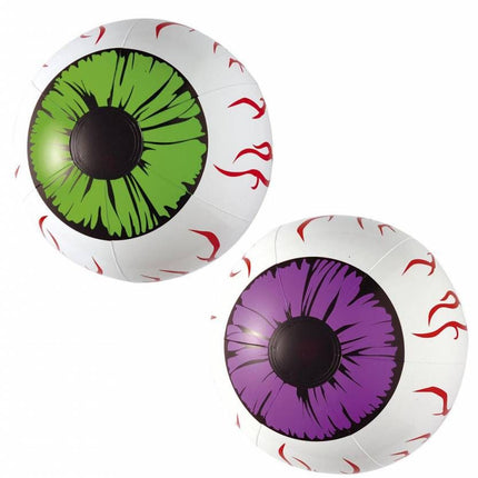 Halloweenartikelen set van 2 opblaasbare ogen