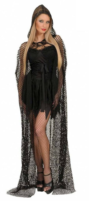 Halloweenkleding: Cape visnet 150 cm