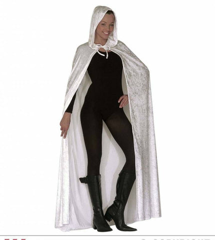 Halloweenkleding: Cape wit (150 cm)