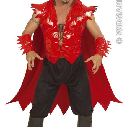 Halloweenkleding duivel fiberoptisch