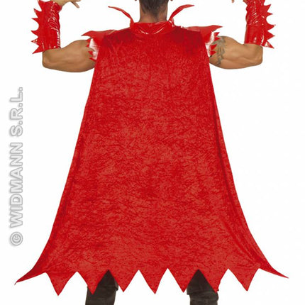 Halloweenkleding duivel fiberoptisch