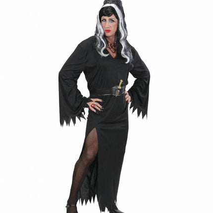 Halloweenkleding Elvira mannelijke uitvoering