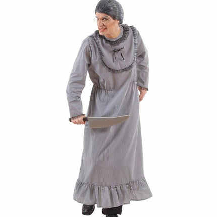 Halloweenkleding gekke grootmoeder