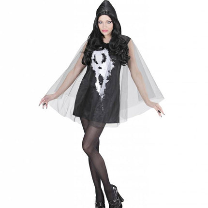 Halloweenkleding jurk schreeuwende geest