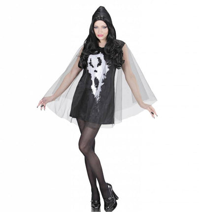 Halloweenkleding jurk schreeuwende geest