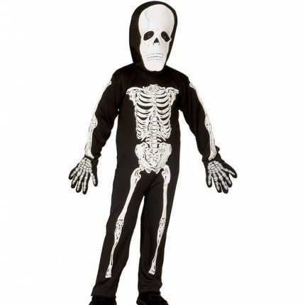 Halloweenkleding klein skelet