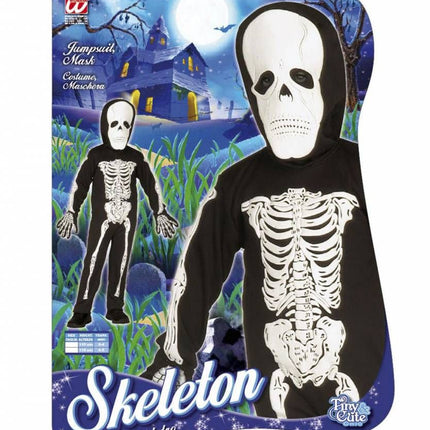 Halloweenkleding klein skelet