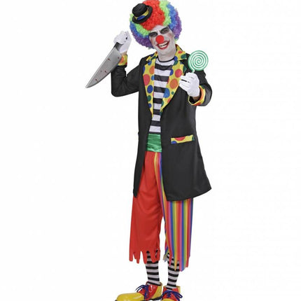 Halloweenkleding kwaadaardige clown