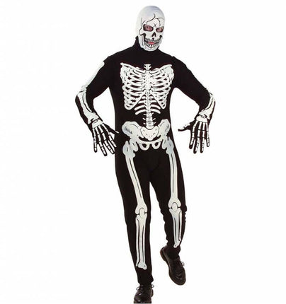 Halloweenkleding luxe skelet