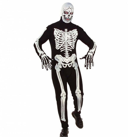 Halloweenkleding luxe skelet
