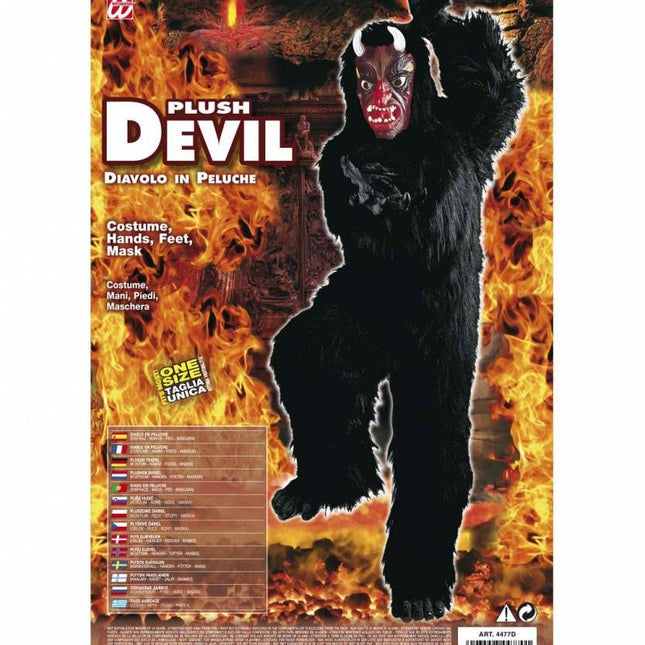 Halloweenkleding pluche kostuum duivel