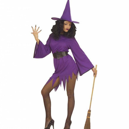 Halloweenkleding: Purple Witch