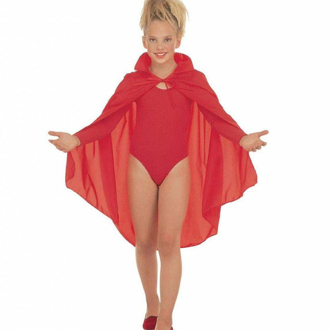 Halloweenkleding: Rode cape (kind)
