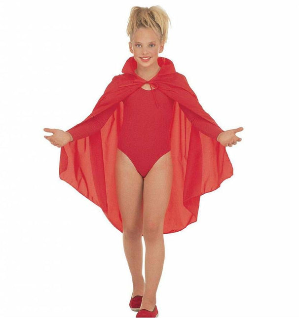 Halloweenkleding: Rode cape (kind)