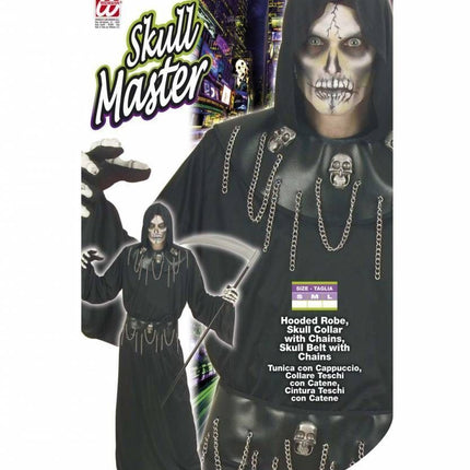 Halloweenkleding schedelmeester