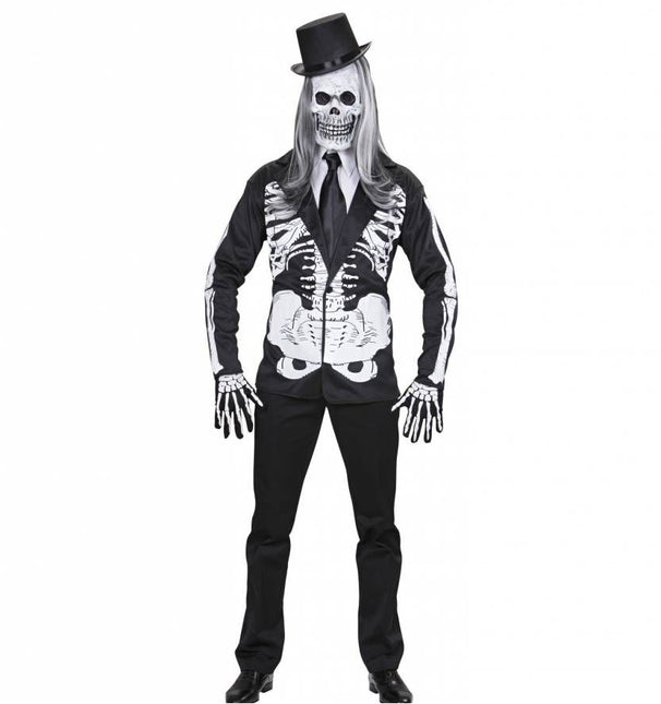 Halloweenkleding skelet jas