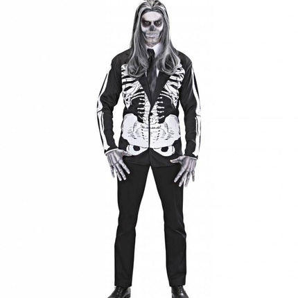 Halloweenkleding skelet jas