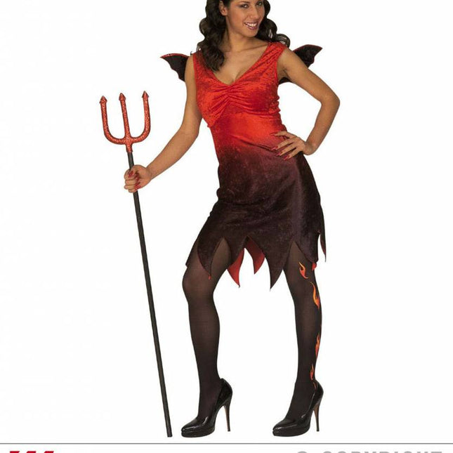 Halloweenkleding spicy duivelin