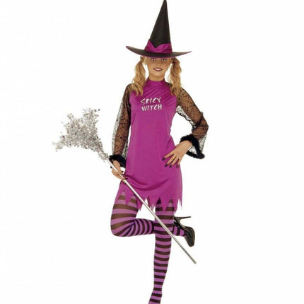Halloweenkleding spicy witch