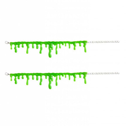 Halloweenkostuum armband groene slijm