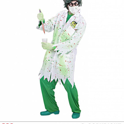 Halloweenkostuum dr. toxic jas