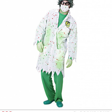 Halloweenkostuum dr. toxic jas