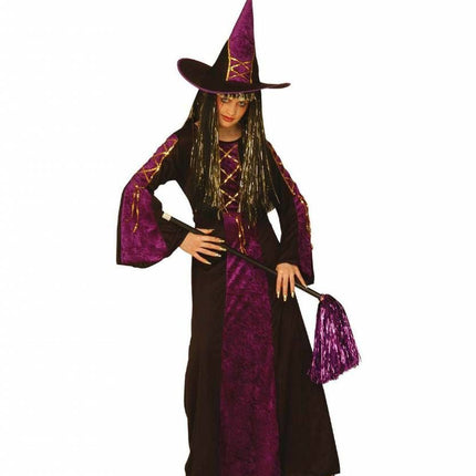 Halloweenkostuum: Heks in diverse kleuren