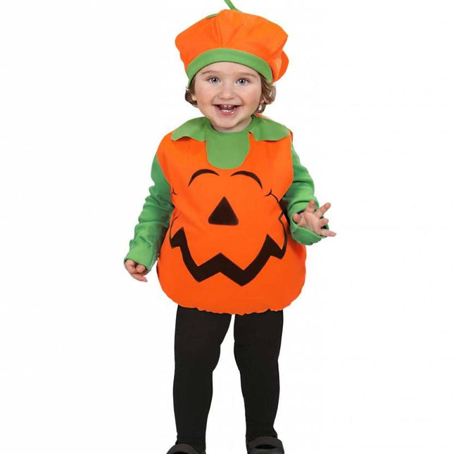 Halloweenkostuum opgevulde pompoen kind