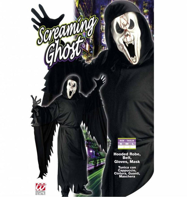Halloweenkostuum: Schreeuwende geest