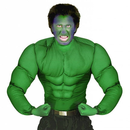Halloweenkostuum spierenshirt groen