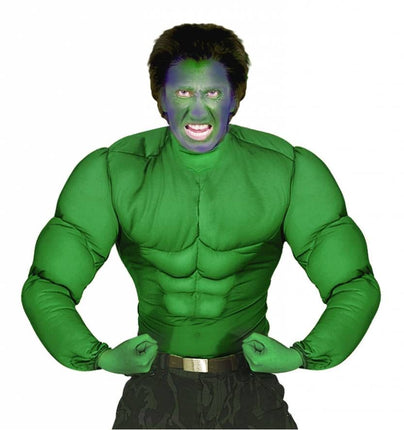 Halloweenkostuum spierenshirt groen