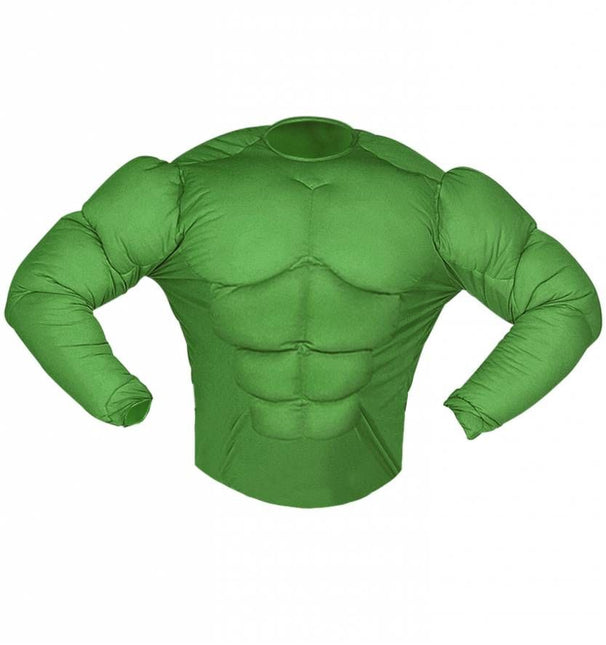 Halloweenkostuum spierenshirt groen