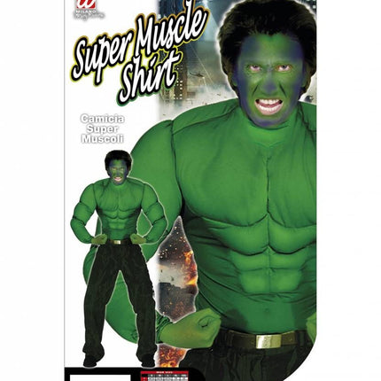 Halloweenkostuum spierenshirt groen