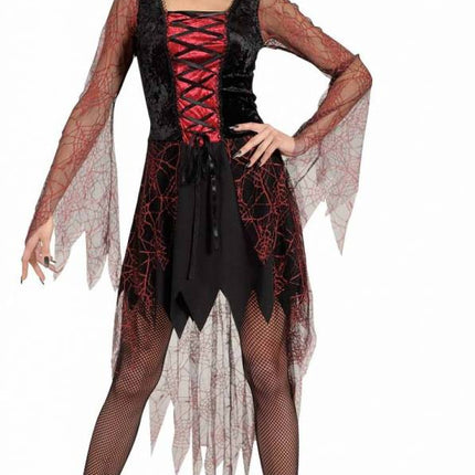 Halloweenkostuum vampier spinneweb