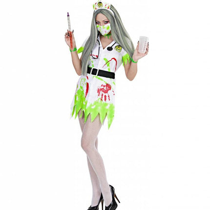 Halloweenkostuum verpleegster giftig