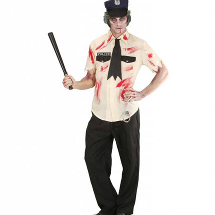 Halloweenkostuum zombie politieman