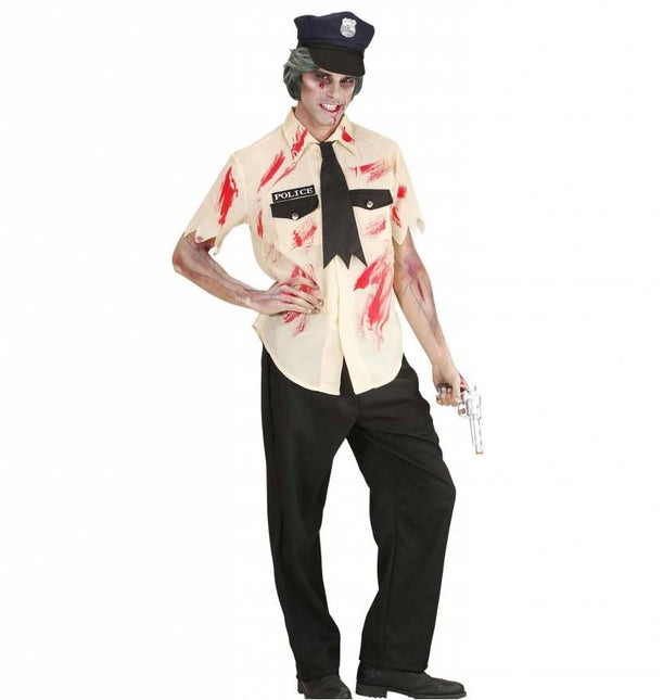 Halloweenkostuum zombie politieman