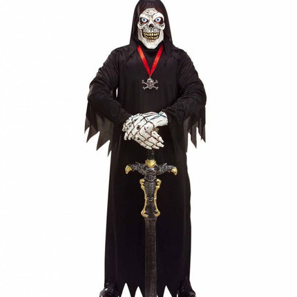 Halloweenkostuums skelet set