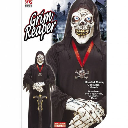 Halloweenkostuums skelet set