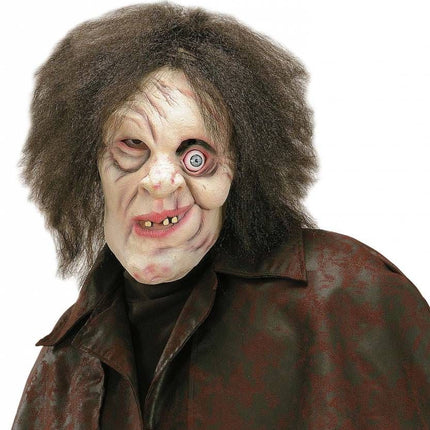 Halloweenmasker: Gebochelde met pruik