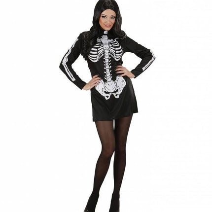 Horror-outfit: Skelet-girl