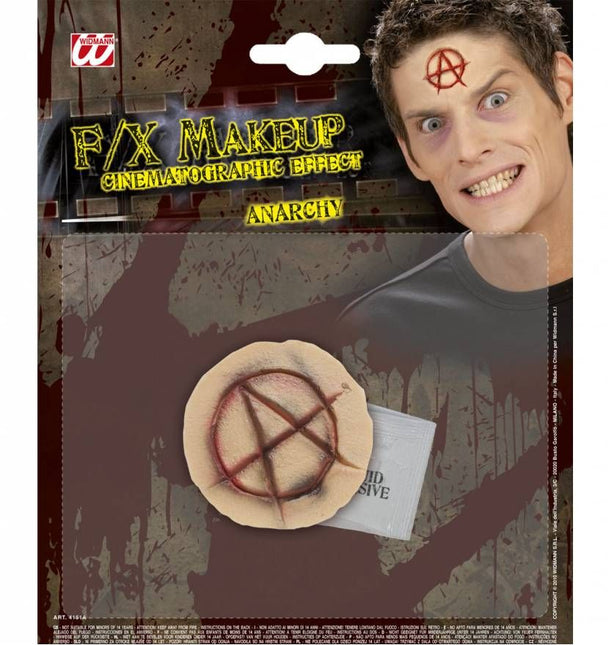 Horroraccessoires: Brandmerk Anarchie teken