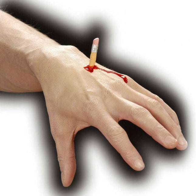 Horroraccessoires: Potlood door de hand