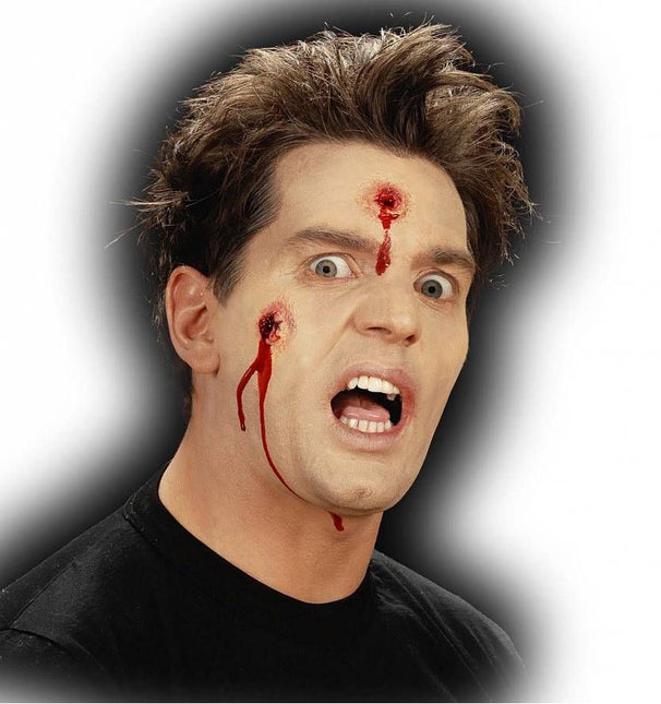 Horroraccessoires: Twee kogelgaten