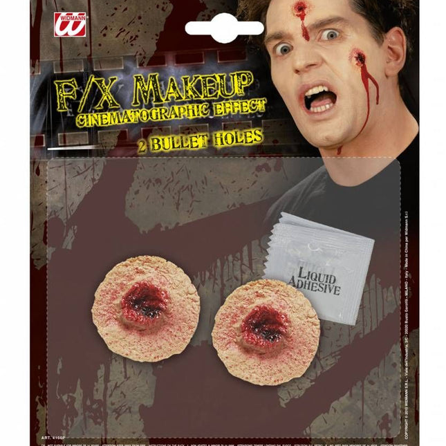 Horroraccessoires: Twee kogelgaten