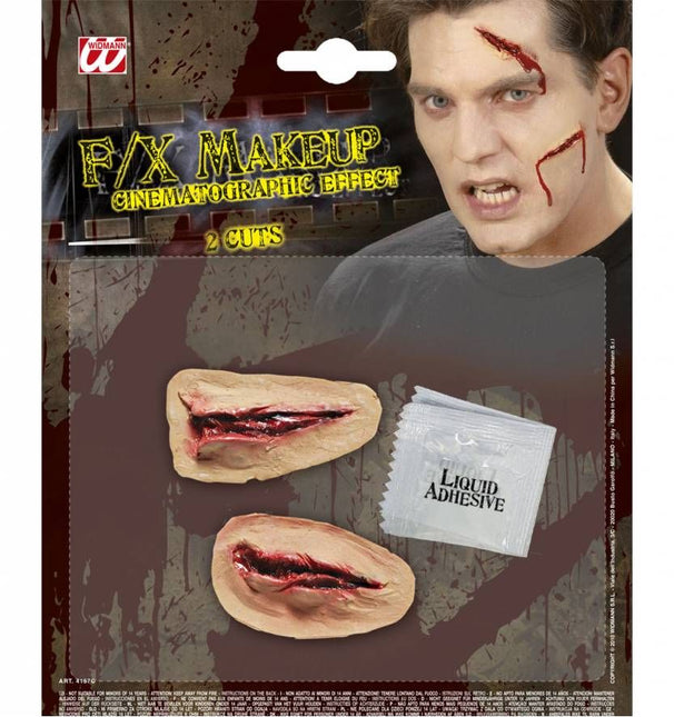 Horroraccessoires: Twee snijwonden